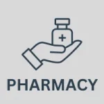 Best Pharmacy Apps category is depicted by an icon displaying a hand holding a small jar of medicine on it with a lid.
