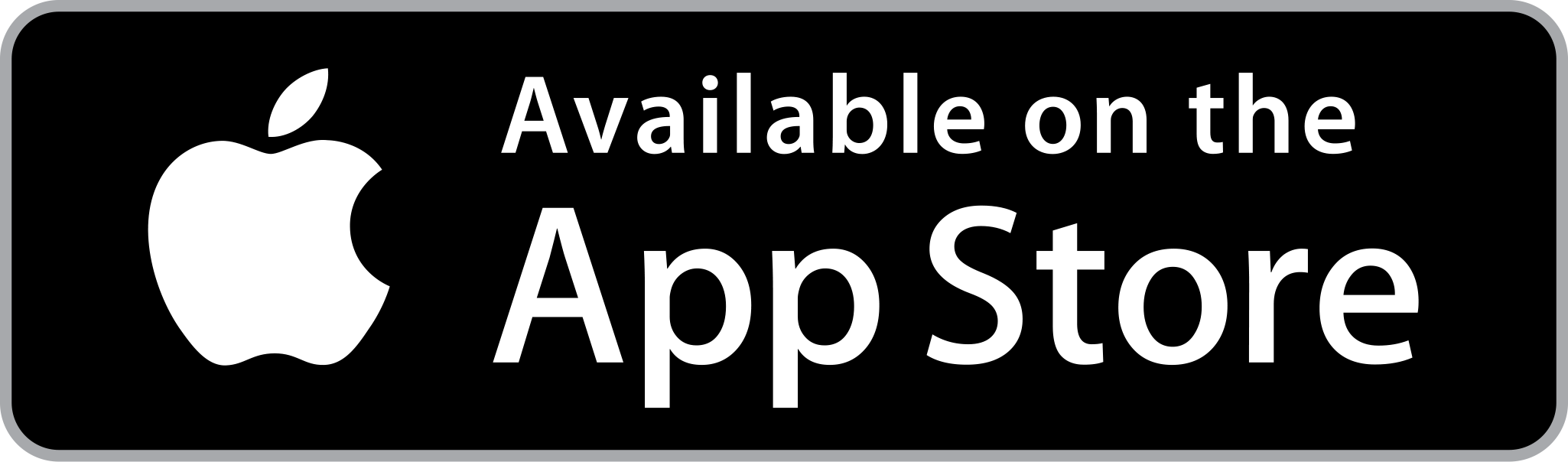 Available on App store button